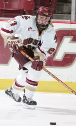 Junior Deb Spillane returns to the women's hockey lineup this weekend.