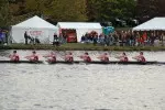 The Eagles tackled the waters of the Charles River in Boston, Mass.