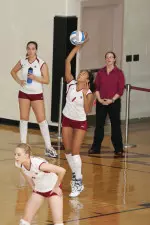 Freshman Taylor Williams had a season-high 17 kills against Miami