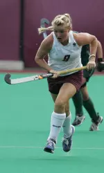 Senior Caitlin Gillen scored the gamewinner againt Providence Wednesday night.