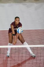 Anderson recorded a team-high 18 digs against Maryland