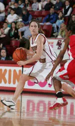 Sarah Marshall led the Eagles with eight assists