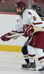 Sophomore Becky Zavisza was named USCHO Offensive Player of the Week