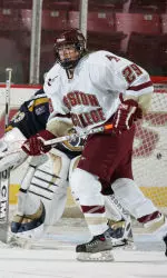 Freshman Megan Keever notched her eighth goal of the season in the 3-2 loss to Providence on Sunday.
