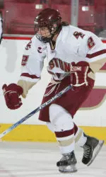 Sophomore Becky Zavisza leads the Eagles in points (19) through the first half of the season.