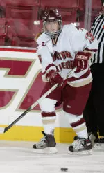 Freshman Allie Thunstrom scored her team-leading 13th goal of the season during Sunday's 2-1 loss to Dartmouth.