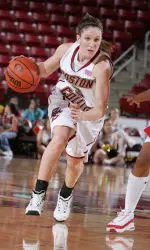 Sarah Marshall had a season-high 14 points in the win over UNH.
