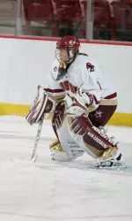 Freshman Johanna Ellison earned Hockey East Rookie of the Week for the second time this season.