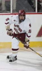 Brian Boyle registered a hat trick in BC's 6-0 win over UMass-Lowell