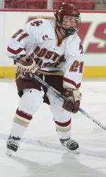 Sophomore Deborah Spillane scored her team-leading 17th goal in BC's win over Maine on Sunday afternoon.