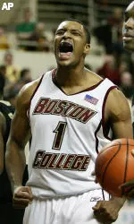 Craig Smith reacts after a basket during the second half. Smith scored 23 points. (AP Photo/Elise Amendola)