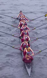 BC raced on the Charles River against Radcliffe and Northeastern on Saturday, March 25