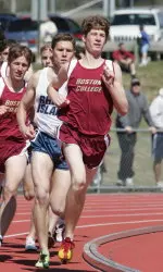 Josh Spring won the steeplechase.