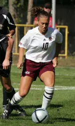 Sophomore Caitlin Burke gave BC a 3-1 lead over UConn in the scrimmage on Friday.