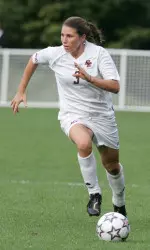 Freshman Melissa Gimpel scored two goals in the Eagles 8-0 victory over Holy Cross.