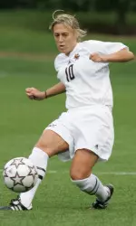 Sophomore Caitlin Burke has started the last two games for the Eagles.