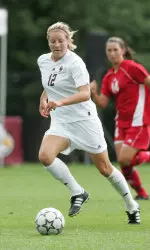 Junior Tara Luciani, who has four game-winning goals this season, could not sneak one in the net against Duke for the Eagles.