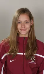 Sophomore Nichole Lister placed eighth overall at the Iona Meet of Champions