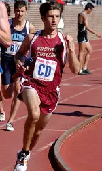 Junior Patrick Mellea made history with his 3k times at the BU Classic