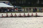 Boston College races in the Princeton Chase Regatta on Sunday, Oct. 28, in Princeton, N.J.