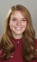 Kelsey Johnson recorded 18 kills against the Hokies