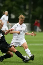 Freshman Hannah Cerrone scored her second goal of the season in a 2-0 victory over Maryland.