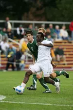 Reuben Ayarna scored the game-winning goal in BC's 11th win of the season -- a 2-1 victory at Holy Cross