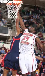 Shamari Spears totaled 18 points and nine rebounds in a career-high 38 minutes.