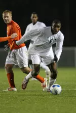 Sherron Manswell earned <I>Soccer America</i> national player of the week honors for the second time this season