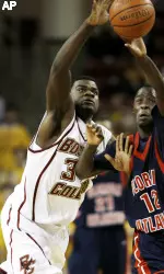 Shamari Spears tallied 12 points and 12 rebounds in the win over Mercer.