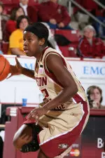 Junior Brittanny Johnson returned to her hometown of Chicago and impressed with nine points, seven rebounds and four assists in the Eagles 75-54 victory over Wagner.
