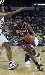 Tyrese Rice scored a game-high 26 points in the loss to Massachusetts.