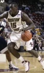 Boston College's Rakim Sanders helps the Eagles improve to 8-2