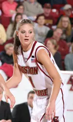 Sophomore Ayla Brown just missed a double-double as she scored 13 points and grabbed nine rebounds.