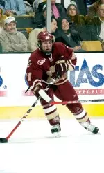 Sophomore right wing Benn Ferriero scored twice to lead Boston College past UMass Lowell on Thursday
