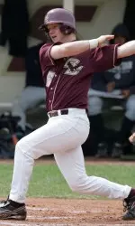 Senior Ryan Hutchinson collected two hits in a loss to Belmont