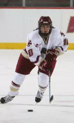 Sophomore Maggie Taverna scored BC's second goal of the afternoon.