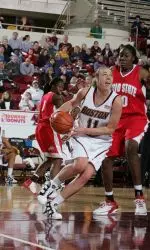 Ress finished her career as BC's fourth all-time leading rebounder with 664