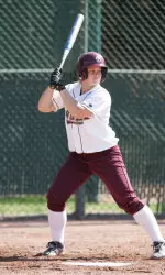 Ashley Obrest hit her fourth homerun of the season