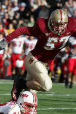 Defensive end Nick Larkin has been named to the Lott Trophy watch list.