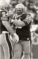 Bicknell was the starting center during Doug Flutie's Heisman Trophy year in 1984.