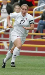 Senior Jenny Maurer will graduate in May from BC. She leaves the Heights as one of the most successful players in the women's soccer program.