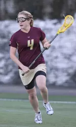 Junior Shauna Culhane netted a hat trick in Thursday's game at UConn.