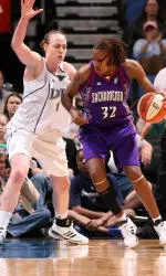 Former BC center Kathrin Ress scored four points in a Lynx loss to Sacramento on May 20.