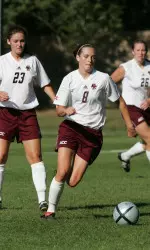 Junior Caitlin Hiler gave the Eagles a two-goal lead over Brown in the 85th minute