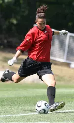 Junior Sarah Buonomo has two shutouts this season and has nine in her career.