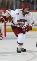 Senior Andrew Orpik netted the decisive score - his first goal of the season - to lead BC to a 3-2 league win over Vermont on Friday.