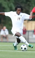 Sophomore forward Jeremiah Gallington registered his first career score at 51:06 in BC's 2-1 win at Fairfield