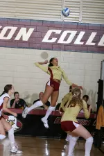 Taylor Williams had five kills and three service aces against Virginia Tech.