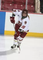 Senior Lindsay Wright registered two assists in the win.